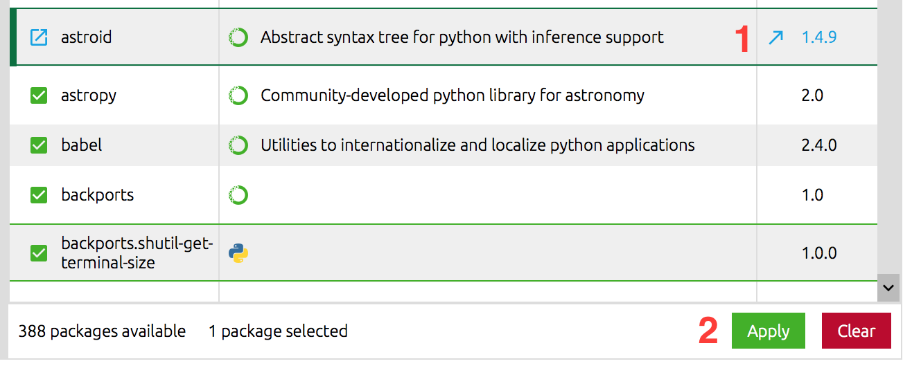 Python astropy. Conda (package Manager).